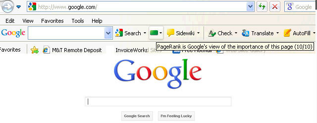 google-pagerank-toolbar